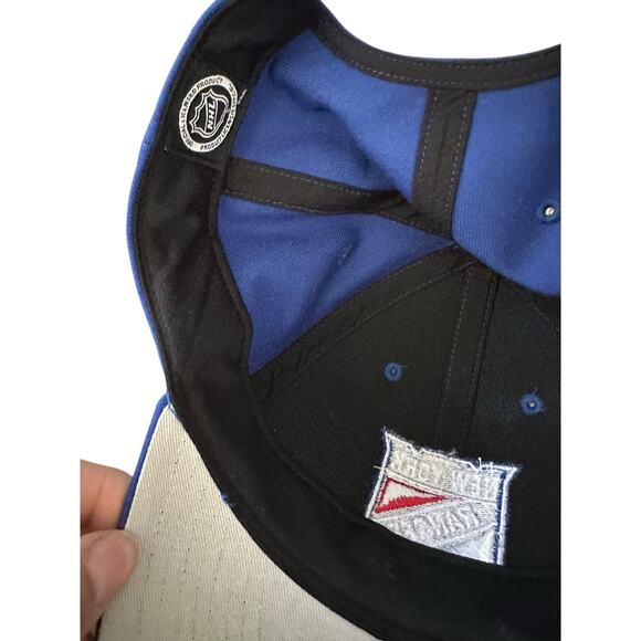 New Era Men's Blue New York Rangers Scramble NHL Hockey Adjustable Cap Hat - Picture 7 of 7